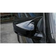 thumbnail image 4 of Applicable to 1 Pair Horn Style Side Rear View Mirror Cover Trim Compatible For Acura ILX 2013-2016 2017 2018 2019 2020 2021 2022 Glossy Black ABS, 4 of 4
