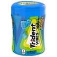 thumbnail image 3 of Trident Vibes Sour Patch Kids Sugar Free Gum, Blue Raspberry, Regular Size, 40 Piece Bottle, 3 of 7