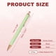 thumbnail image 2 of Uxcell 2Pcs Bolígrafo Elegante para Mujeres, Punta Media 1.0mm Tinta Negra Bolígrafo de Brillo Retráctil para Regalos de Navidad, Oficina y Diario, Verde Caramelo, 2 of 6