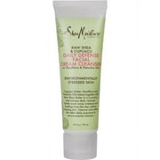 SheaMoisture Raw Shea & Cupuacu Daily Defense Facial Cream Cleanser with Passiflora & Pistachio Oils, 4 fl oz