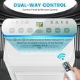 thumbnail image 3 of Giantex6000 BTU (10000 BTU ASHRAE) Portable Air Conditioner, AC Cooling Unit w/Remote Control & Window Kit or Bedroom, Cools up to 350 Sq. Ft, 3 of 10