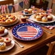thumbnail image 4 of Disposable Paper Plates 25pcs Independence Day Party Decoration Disposable Paper Plates Festival Theme Tableware Celebration, 4 of 6