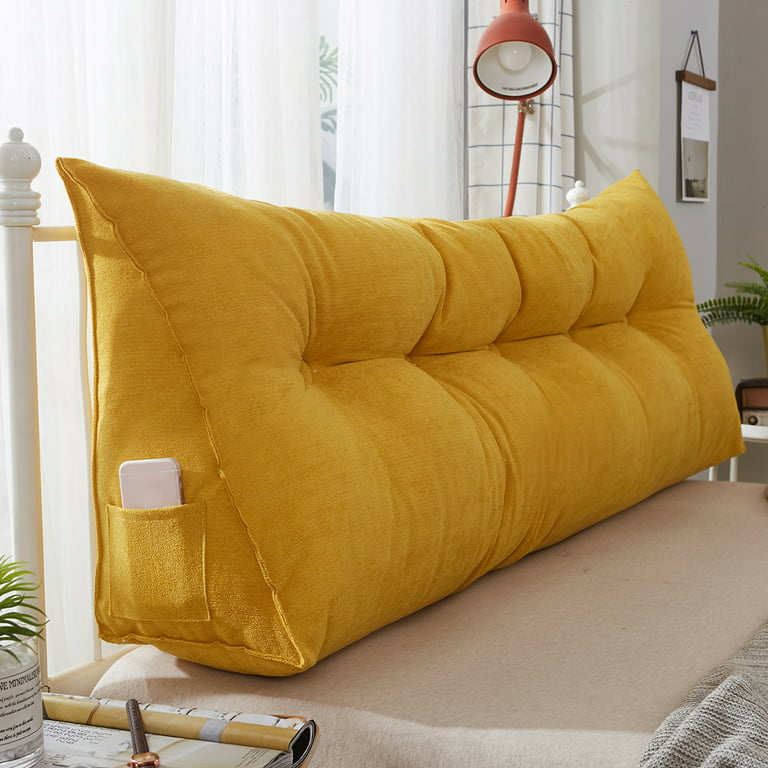 Reading Pillow Office Sofa Bedside Back Support Cushion Lumbar Backrest  Decor