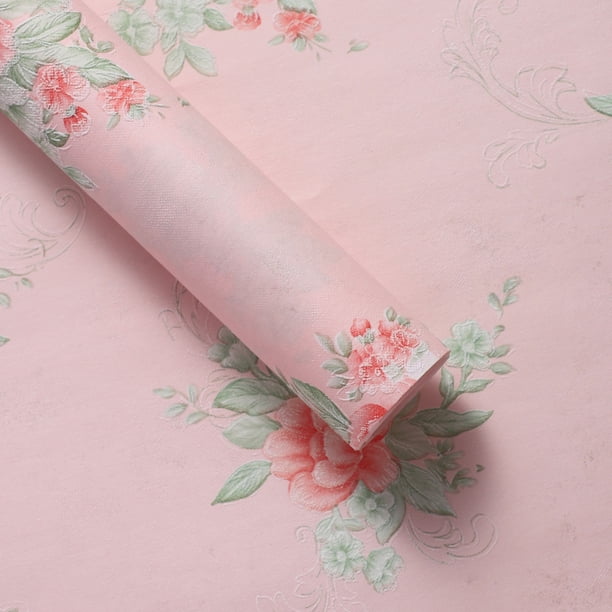 Zhuge Papel para envolver regalos, flores impresas en 3D, papel para envolver ramos (rosa)