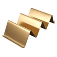 thumbnail image 1 of Stainless Steel Burrito Rack Pancake Rack Taco Rack Pancake Rack 2-3 Compartments With Handle (Titanium Gold), 1 of 7