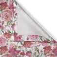 thumbnail image 5 of Ambesonne Floral Grommet Curtain, Peonies and Roses, 50" x 84", White Pink Blush, 5 of 6