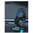 thumbnail image 2 of Gaming Headset 7.1 Stereo SVirtual Surround Bass Earphone Headphone with Mic LED Light for Computer PC Gamer Foldable, 2 of 21