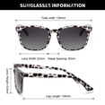 thumbnail image 4 of Gafas de Sol Polarizadas DUSHINE Estilo Retro Clásico para Mujer, 4 of 7