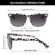 thumbnail image 4 of Gafas de Sol Polarizadas DUSHINE Estilo Retro Clásico para Mujer, 4 of 7