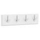 thumbnail image 5 of Perchero de pared con gancho para colgar llaves, sin perforaciones, para puerta, para decoración de puerta de baño (blanco), 5 of 8