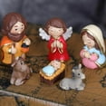 thumbnail image 2 of fastboy Holy Nativity Scene Set Xmas Tabletop Ornament Gifts Multicolor, 2 of 8