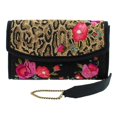 thumbnail image 1 of Mary Frances FLOWERS GONE WILD Leopard Animal Flower Bag Handbag Beaded New, 1 of 10