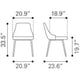 thumbnail image 5 of Silla de Comedor Kessa Muebles Merritt, 5 of 5