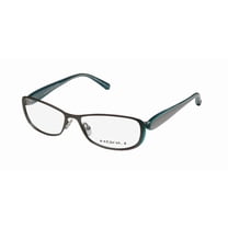 NEW KOALI 7186K WOMENS/LADIES DESIGNER FULL-RIM GRAY / TEAL / WHITE FRAME DEMO LENSES 52-15-130 EYEGLASSES/EYEGLASS FRAME