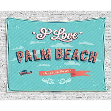 Get Florida Tapestry Vintage Typographic I Love Palm Beach Lettering Desktop Wallpaper Get Wallpaper Florida Tapestry Vintage Typographic I Love Palm Beach Lettering HD