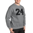 thumbnail image 4 of CafePress - Retro Style 24 Sweatshirt - Crew Neck Sweatshirt, 4 of 6