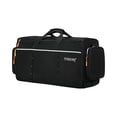 thumbnail image 2 of Bolsa de trompeta 600D Tela Oxford de bolsa de saxofón portátil Cremalleras transpirables impermeables duraderas Estuche de transporte de trompeta Naranja CUTICAT caja de almacenamiento de trompeta, 2 of 8