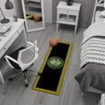 thumbnail image 4 of Ottomanson US ARMY Logo Machine Washable Non-Slip Rubberback 2x5 Runner Rug, 20"x 59", Black/Yellow, 4 of 8