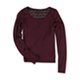 thumbnail image 1 of Aeropostale - Camiseta básica con espalda de ganchillo para mujer, rojo, mediano, 1 of 2