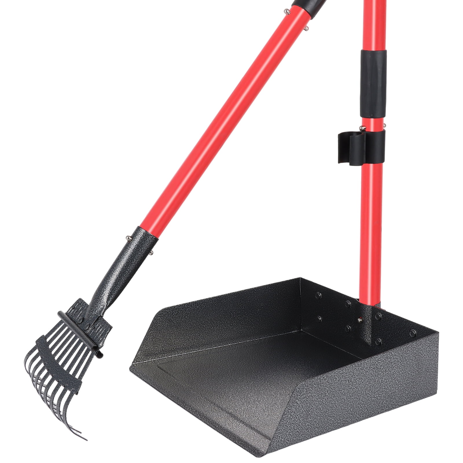 CJYMMFAN Pooper Scooper, Dog Pooper Scooper Long Handle Stainless Metal