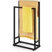 2 Tier Towel Rack for Bathroom Free Standing Towel Holder Stand Blanket Rack
