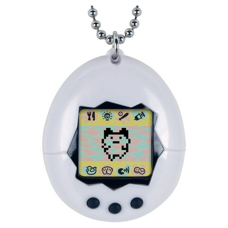 TAMAGOTCHI バーチャルペット ホワイト Original Tamagotchi - White with Black - Walmart.com