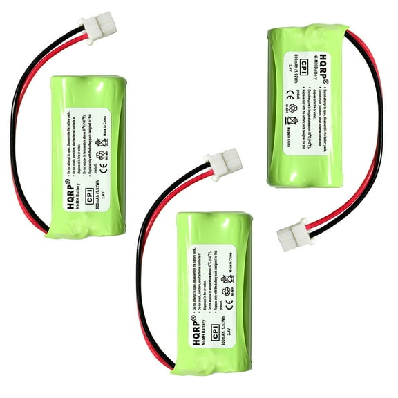 HQRP Phone Battery 3-Pack for VTech CS6329-3 CS6329-4 CS6329-5 CS6329 CS6329-2 Cordless Telephone