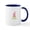 White/Navy Inside, variant on CafePress - Easter Bunny Stella Mug - 11 oz Ceramic Mug - Novelty Coffee Tea Cup