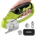 thumbnail image 4 of Cordless Electric Scissors, Cardboard Box Cutter Heavy Duty, 4V Rechargeable Power Rotary Cutter with Safety Lock & LED Light for Fabric, Carpet, Paper or Leather, Orange, 4 of 7