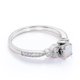 thumbnail image 3 of JeenMata Anillo de Compromiso Vintage con Ópalo Welo Redondo de 1 Uds y Moissanita con Diseño Floral en Oro Blanco de 18 K sobre Plata, 3 of 6