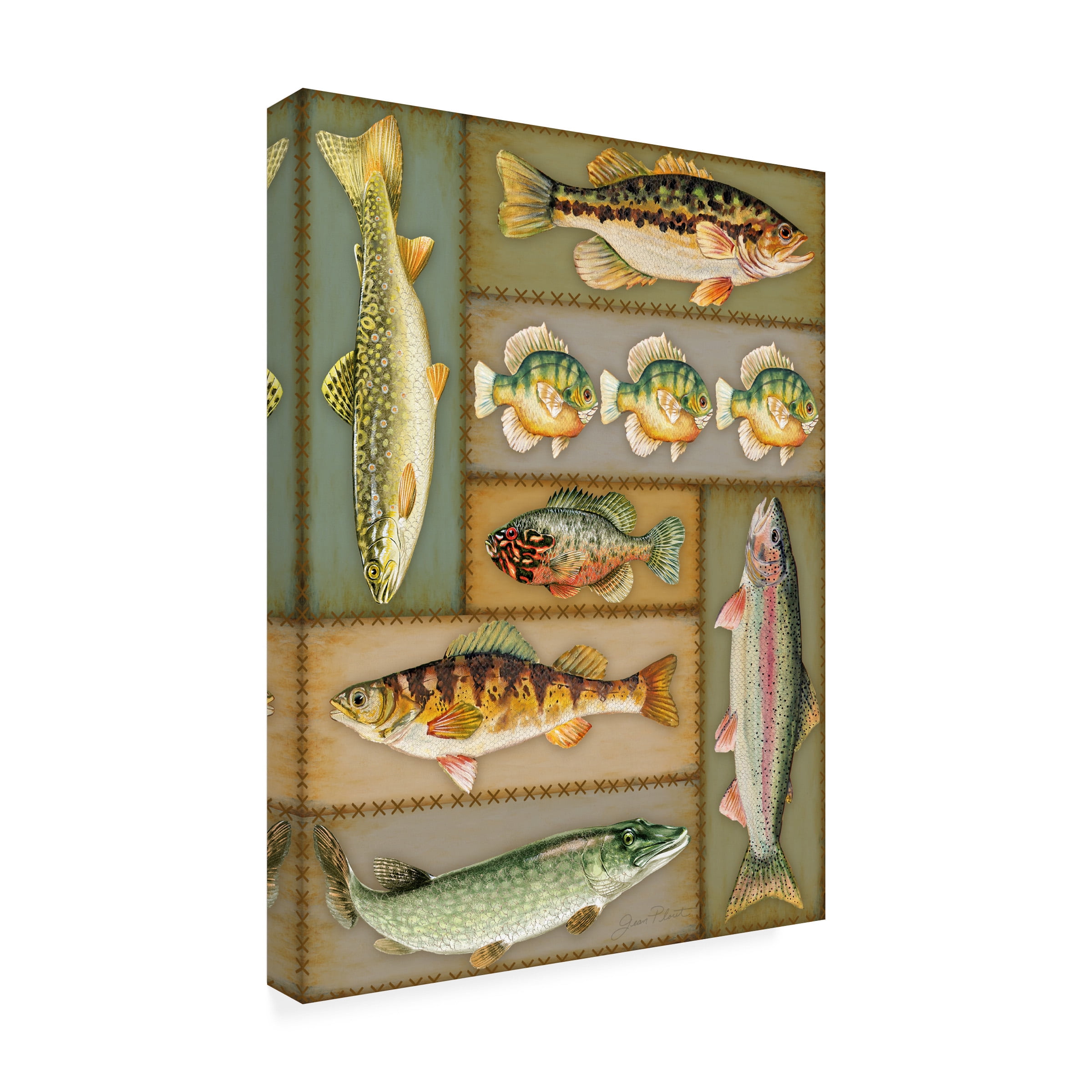 Trademark Fine Art 'Wilderness Lodge 22' Canvas Art by Jean Plout