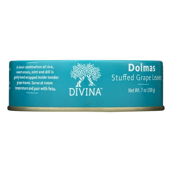 Divina Dolmas-Stuffed Grape Leaves In Can,7 oz, 12 Pack
