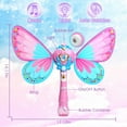thumbnail image 5 of RuWeoMaa Bubble Wands for Kids, LED Light Princess Toys with 2 Solutions, Butterfly toys, Outdoor Party Birthday Toys for Toddlers, Bubble Gun Gift for 3 4 5 6 7 8 Year Old, 5 of 8