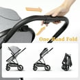thumbnail image 3 of Cochildor Lite 2.0 Bassinet Mode 3-Position Reversible Lightweight Stroller with UPF 50+ Canopy, Grey, 3 of 9