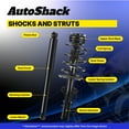thumbnail image 3 of AutoShack Front Complete Strut & Coil Spring Assembly with Rear Shock Absorbers Set for 2011-2014 Ford Mustang 3.7L 5.0L V6 V8 RWD | Full-vehicle Suspension System Replacement Kit CSTKS0010, 3 of 5