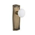 thumbnail image 6 of Nostalgic Warehouse Prawhi_Prv_234_Nk Vintage Farmhouse White Porcelain Privacy Door Knob, 6 of 7