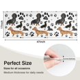 thumbnail image 5 of Dachshund Footprint Kitchen Rug Mat,Kitchen Runner Rugs Non Skid Washable,Decorative Kitchen Floor Mats for Kitchen,Sink,Laundry,17"X47", 5 of 5