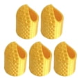 thumbnail image 2 of Dserhfy 5Pcs Sewing Finger Cover Anti-Puncture Protection Long Nail Ergonomic Anti-Slip Texture Sewing Needle Guard, 2 of 8