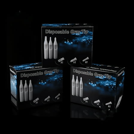 FACEGA Disposable Tattoo Tips 100Pcs Assorted for 5RL 5M1 Round Liner Tattoo Tips for Tattooing