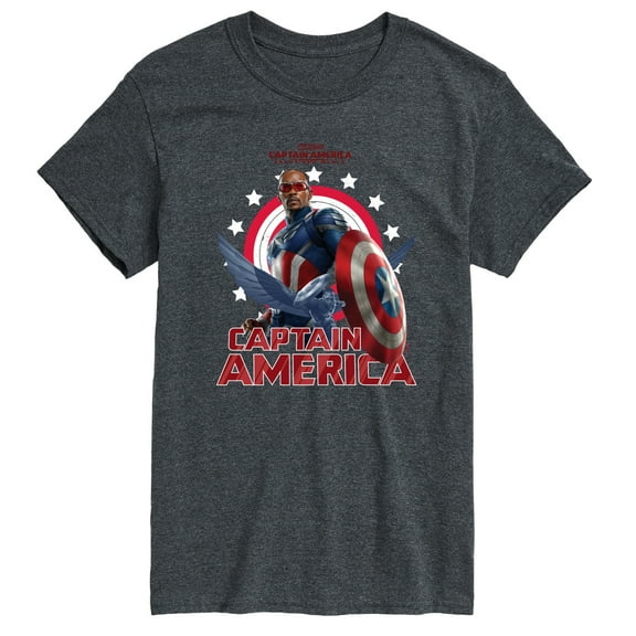 Marvel Captain America: Brave New World - Sam Wilson - Men's Short Sleeve Graphic T-Shirt