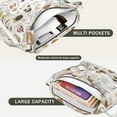 thumbnail image 3 of Boho Vintage Mushroom Travel Sling Bag - Multi-Pocket Stylish Crossbody Purse for Everyday Use, 3 of 5