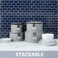 thumbnail image 4 of China Storage Container for Dinner Plate - 11.5" W x 7" H - Includes 12 Felt Dividers. Hard Shell and Stackable with Padded Interior, 4 of 5