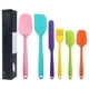 thumbnail image 1 of Precio sorpresa!Juego de espátulas de silicona para hornear, cocinar, raspar y mezclar, juego de utensilios de cocina de goma de 6 piezas con alta resistencia al calor, antiadherente, apto para lavav, 1 of 5
