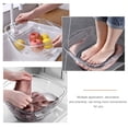 thumbnail image 2 of HAMPPLIES Transparent Plastic Face Cleansing Wash Basin Practical for Home and Salon, 2 of 8