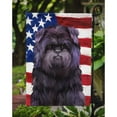 thumbnail image 3 of Affenpinscher American Flag Garden Flag, 3 of 3