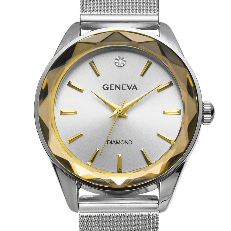 Geneva diamond watch price best sale
