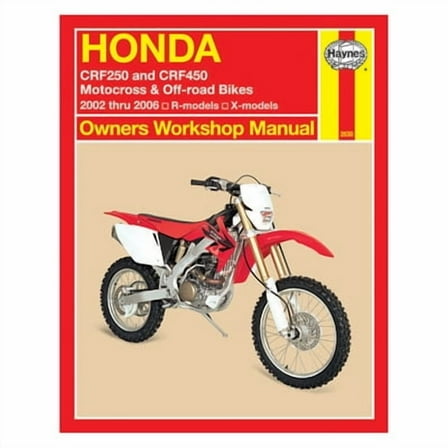 Haynes Repair Manual for Honda CRF450R 2002-2006