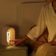 thumbnail image 4 of Mini Bluetooth Speaker with Desk Lamp-Portable-Small Speaker-Dimmable LED Playback,1200mAh White, 4 of 5