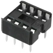 Pack of 7 1-390261-2 Connector IC Dip Socket 8POS Tin