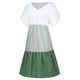 thumbnail image 4 of ICHUANYI Clearance Fashion Women's Sexy Summer Casual Sleeveless Round Neck Solid Fork Opening Dress(Army Green, XL) ICHUANYI WER2023080704288, 4 of 6